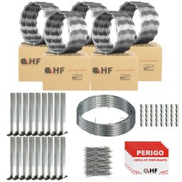 Cerca Concertina Simples Galvanizada 45cm 50 Metros com Kit - 2