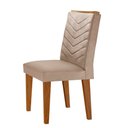 Ver imagem 3 de Mesa Aster 180 Tampo em MDF e Vidro com 6 Cadeiras Liz Moderna