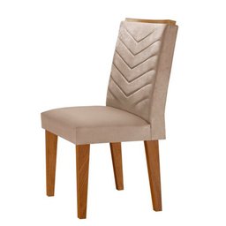 Mesa Aster 180 Tampo em MDF e Vidro com 6 Cadeiras Liz Moderna - 3