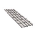 Ver imagem 1 de Telha Pvc Colonial Cinza 328 Cm X 86 Cm