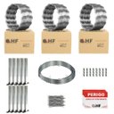Ver imagem 2 de Cerca concertina simples galvanizada 45cm 30 metros com kit