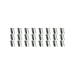 Cerca concertina simples galvanizada 45cm 30 metros com kit - 9