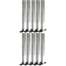 Cerca concertina simples galvanizada 45cm 30 metros com kit - 6