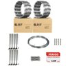 Cerca concertina simples galvanizada 45cm 15 metros com kit - 2