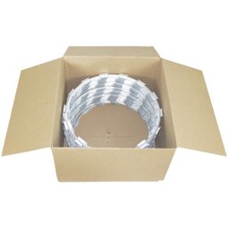 Cerca concertina simples galvanizada 45cm 15 metros com kit - 11