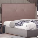 Ver imagem 1 de Cabeceira Cama Box Casal Poliana 140 Cm Suede Rose - MV Estofados Shop