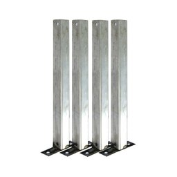 Cerca concertina simples galvanizada 45cm 10 metros com kit - 5
