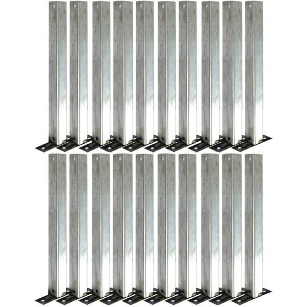 Cerca concertina simples galvanizada 30cm 60 metros com kit - 7