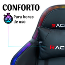 Ver imagem 3 de Cadeira Gamer Racer X Reclinavel Hype com Led RGB