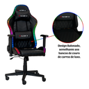 Ver imagem 5 de Cadeira Gamer Racer X Reclinavel Hype com Led RGB