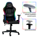 Ver imagem 6 de Cadeira Gamer Racer X Reclinavel Hype com Led RGB
