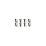 Cerca concertina simples galvanizada 30cm 05 metros com kit - 8