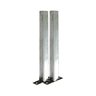 Cerca concertina simples galvanizada 30cm 05 metros com kit - 5