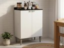 Ver imagem 4 de Balcão para Cozinha Carol 2 Portas Branco Ideal para Organização Batrol Largura 59,3 cm