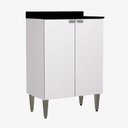 Ver imagem 1 de Balcão para Cozinha Carol 2 Portas Branco Ideal para Organização Batrol Largura 59,3 cm