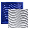 Ver imagem 1 de Forma 3D Gesso e Cimento ABS 1mm - Dunes 30x30 cm