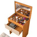 Ver mais imagens de Penteadeira Completa C/ Banco Espelho Gaveta e Colmeia