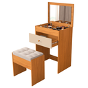 Ver imagem 6 de Penteadeira Completa C/ Banco Espelho Gaveta e Colmeia