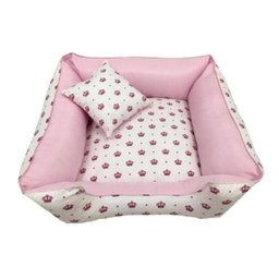 Cama Pet 60 x 60cm para Cachorro com Zíper Fofinha Coroa Rosa - 2