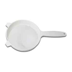 Peneira 19cm Plástica com Apoio Tela Grossa Poliéster