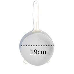 Peneira 19cm Plástica com Apoio Tela Grossa Poliéster - 6