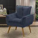 Ver imagem 2 de Kit 2 Poltronas Opala Luxo Azul - Adonai Estofados