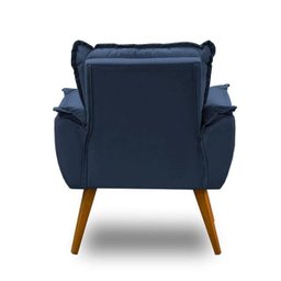 Kit 2 Poltronas Opala Luxo Azul - Adonai Estofados - 6