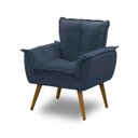 Ver imagem 3 de Kit 2 Poltronas Opala Luxo Azul - Adonai Estofados