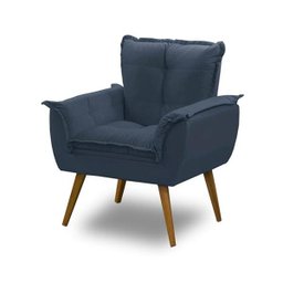 Kit 2 Poltronas Opala Luxo Azul - Adonai Estofados - 3