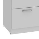 Ver imagem 4 de Armário Arquivo fixo Incoflex 4 gavetas Cinza - 1330