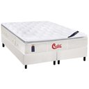 Ver imagem 1 de Cama Box Queen: Colchão Molas Ensacadas Castor Pocket Gold Star SLX Vitagel One Face + Base CRC