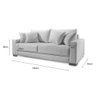 Sofá 2 Lugares Fixo Living Marrocos Veludo Verde 1,8m Mk - 4