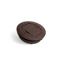 Ver imagem 2 de Caixa de Tomada Embutir Universal Redonda 2 Tomadas Flex Marrom