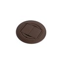 Ver imagem 4 de Caixa de Tomada Embutir Universal Redonda 2 Tomadas Flex Marrom