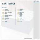 Ver imagem 3 de Colchão Solteiro Andes Bordado Branco Espuma D20 88x188x14cm