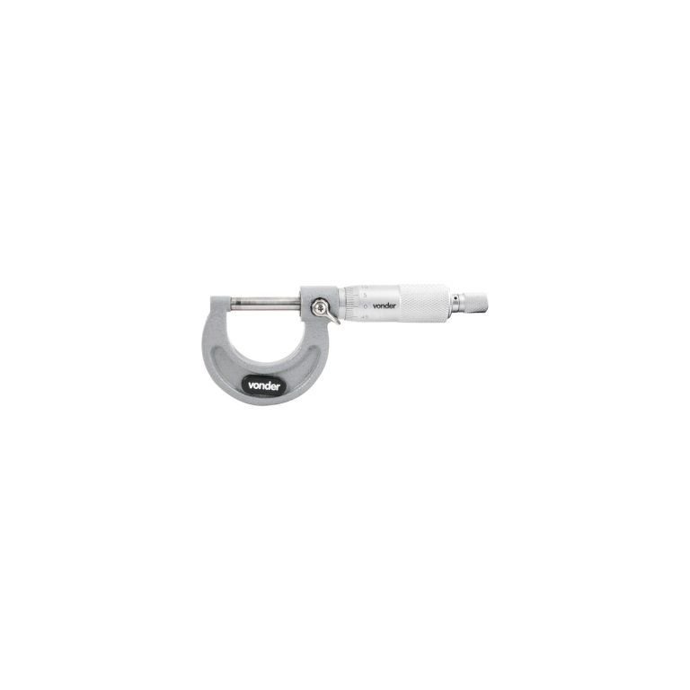 Micrômetro externo 0 mm - 25 mm graduação 0,01 mm MC 025 VONDER