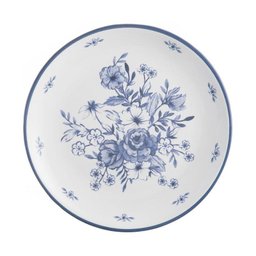 Prato de Sobremesa Home Style Blue Garden Flower G 21 Cm - 1