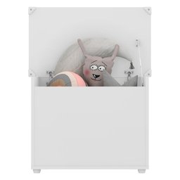 Caixa de Brinquedos Baú Organizador Multimóveis Fg2315 Branco - 6