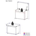 Ver imagem 5 de Caixa de Brinquedos Baú Organizador Multimóveis Fg2315 Branco