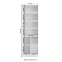 Ver imagem 2 de Guarda Roupa Closet Modulado Componível 2 Portas 71cm Linha Modulado Adapt N534 Kappesberg