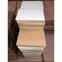 Ver imagem 3 de Kit 100 Placas de Madeira MDF 3mm Uma Face Branca e Uma Face Crua Multiuso - Tamanho 21 x 29,7 cm