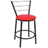 Banco Banqueta Baixa Cozinha Americana Balcao Area Gourmet:vermelho - 2