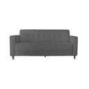 Ver imagem 1 de Sofá Jade 3 Lugares Suede Cinza - Dominic Decor