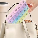 Ver imagem 3 de Porta Comprimidos 28 Divisórias Organizador Remédios Suplementos Vitamina Caixa Semanal Multiuso