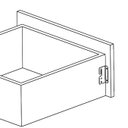 Ver imagem 3 de Suporte fixação de frete Gaveta 100mm zincado 20 Pares