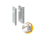 Ver imagem 1 de Suporte fixação de frete Gaveta 100mm zincado 20 Pares