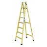 Escada Americana 04 degraus Madeira pratica domestico leve - 5