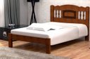 Ver imagem 1 de Cama de Casal Bella de Madeira Maciça Tauari - Cor Castanho