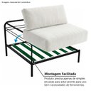 Ver imagem 6 de Sofá Modular Industrial com Braço Esquerdo Basileia 120cm Yescasa Veludo Tx Bege Off White