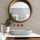 Ver imagem 4 de Papel de Parede Lavavel para Banheiro Cozinha Revestimento Quartzo Savane Tacolado 0,58 X 1,00m